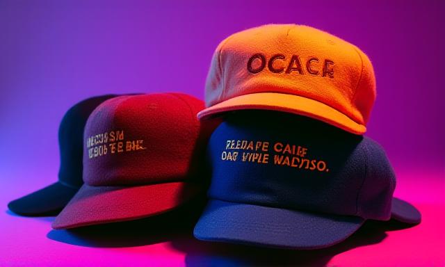 Serie di cappelli con citazioni di Oscar Wilde